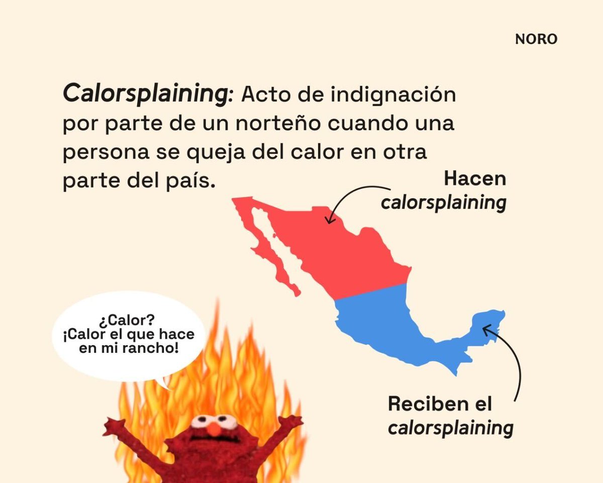 SomosNoro's tweet photo. Todos conocemos a alguien 🔥. Menciona a tu compa que te aplica el Calorsplaining 🥵 https://t.co/V8h5LpfhTw