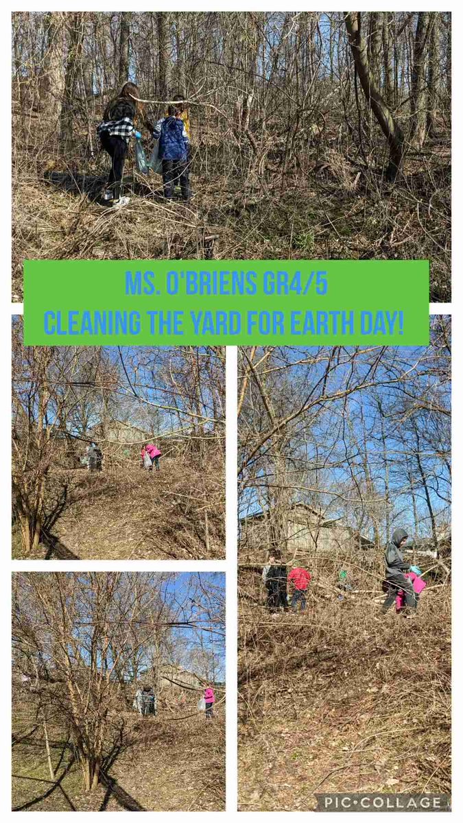 Falcons are outside on this beautiful day taking care of our earth for #EarthDay2022 🌎