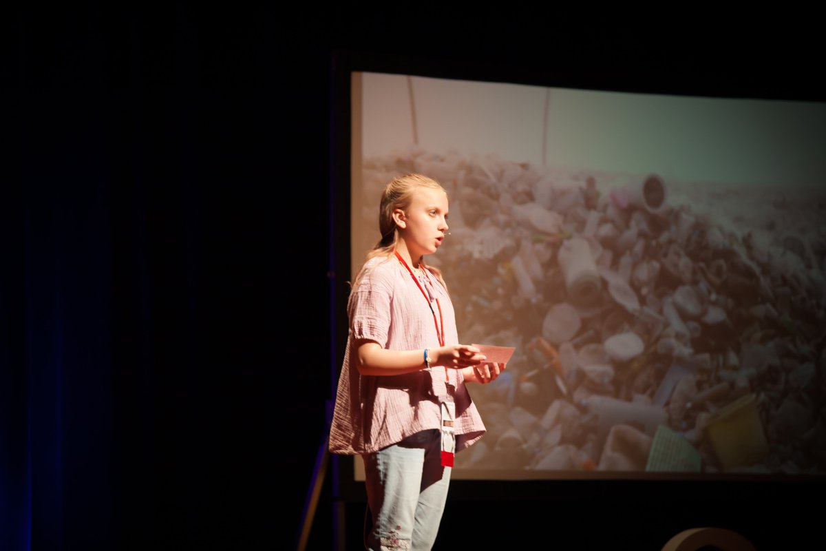 It's Earth Day, and we want to recognize Tana Young for her TED Talk about the environment! A 6th grader, she was one of our most prepared speakers. So impressive! We see a bright future for this amazing MEVSD student!

(Photo Credit: Amanda Avink)
 <a href="/MrsFleeceELA/">Jennifer Fleece</a> 
 <a href="/CreekviewIS/">Creekview</a>