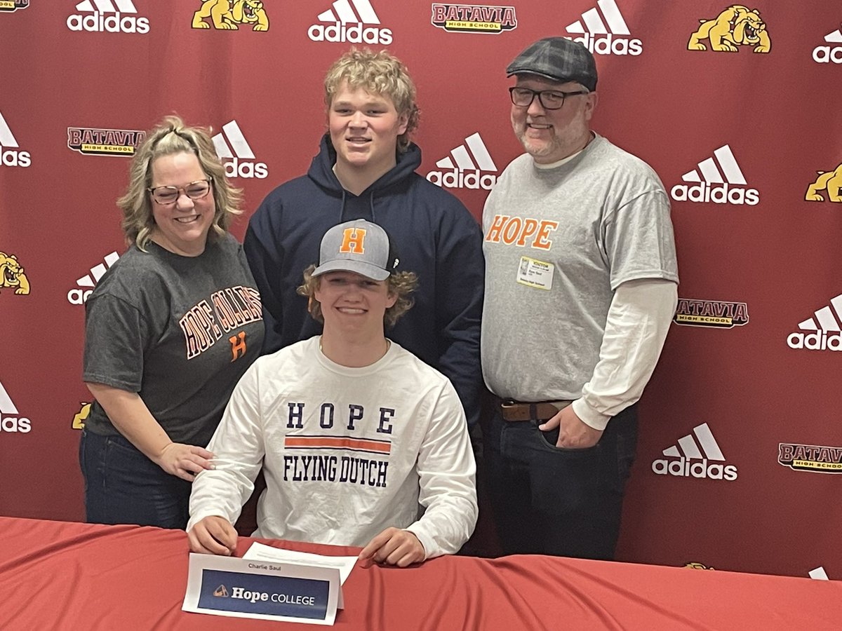 Congratulations to Charlie Saul on his signing today. Charlie will be going to Hope College to play baseball. Charlie also had a great basketball season for the Bulldogs too. <a href="/charliesaul22/">Charlie Saul</a>
