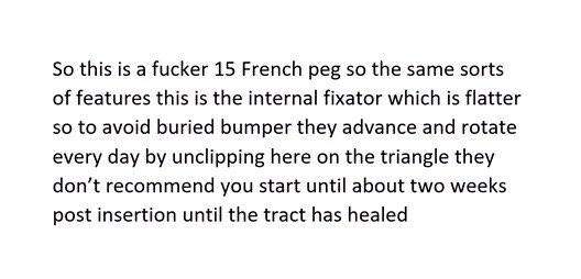I voice recorded myself doing some teaching on enteral feeding tubes, with a view to creating the script for a video resource. It needs some editing 😳