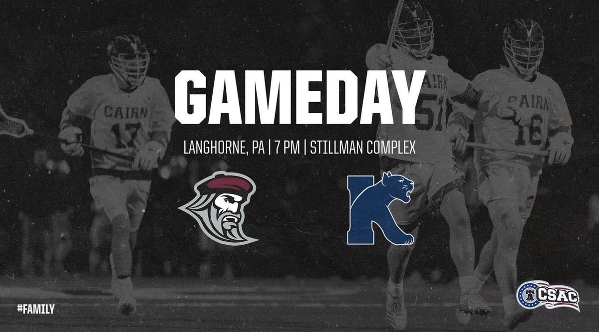 GAMEDAY! 

🗓 April 22,2022
🆚 Kean University
🕖 7:00 PM
📍 Langhorne, PA
📺 cairnhighlanders.com

#AndThenSome #FAMILY #BrickByBrick #GoCairn #CairnMLax