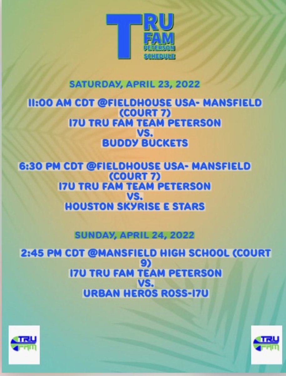 Here we go!! We officially get this AAU season going tomorrow at the Heart of Texas in Mansfield. Kids are excited &amp; ready to perform!!