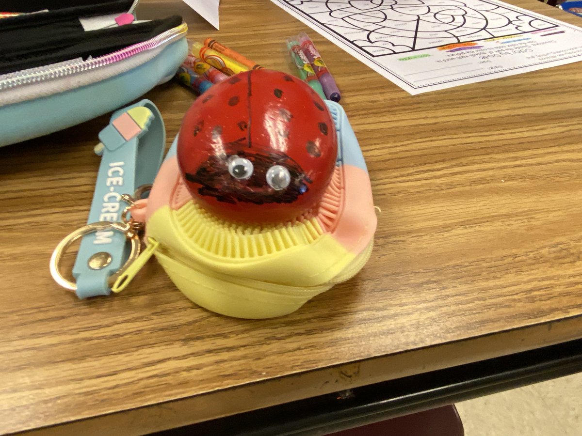We made Ladybug pet rocks for Miss Wesley’s third grade class.  Rock that Milestone!! ⁦<a href="/ClarkCreekSTEM/">Joey Moss</a>⁩