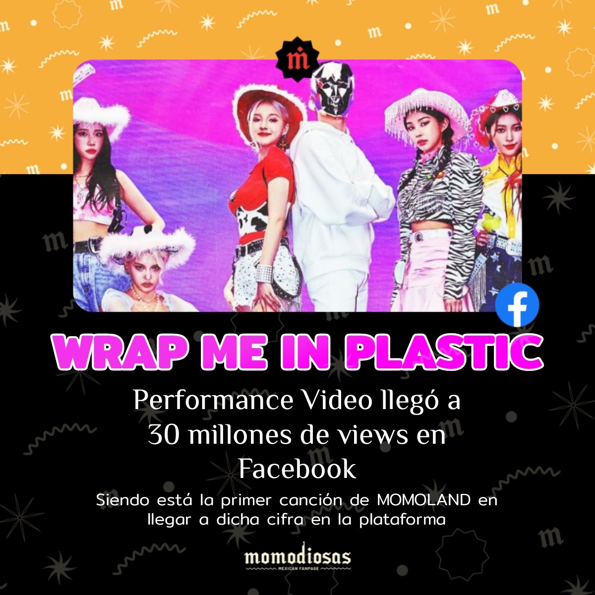 Kevitommld's tweet photo. @MMLD_Official X @Chromancemusic no se cansan de conseguir logros con #WrapMeInPlastic 😍

¡30 millones de vistas en Facebook! 
Urge una nueva colaboración🥰 https://t.co/UM5lcf1ddh