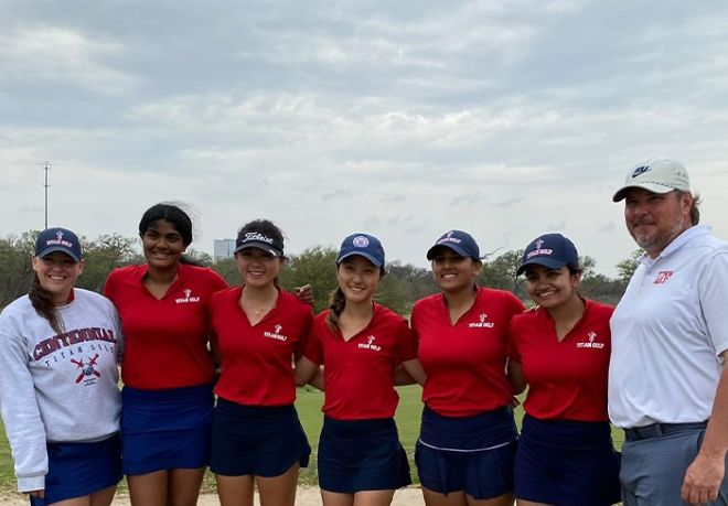 Congratulations to the <a href="/friscoisd/">Frisco ISD</a> golf teams and individuals who qualified for the state tournament.
Girls teams:
<a href="/Cen10titans/">Centennial HS</a> 
<a href="/LebanonTrailHS/">Lebanon Trail</a> 
Girls individual:
Queenie Guercio, <a href="/FHSRaccoons/">Frisco High School</a> 
Boys individual:
Will Livermore, <a href="/WakelandHS/">Wakeland High School</a> 
More details: 
friscoisd.org/news/district-…