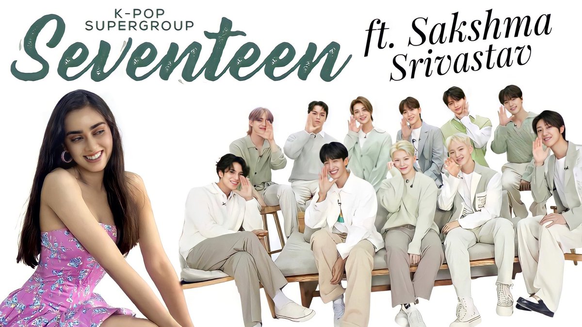 SakshmaSr's tweet photo. Watch the Full Episode with @pledis_17 Here: https://t.co/wND19OOdY8

@treeshulmedia @ZoomTV @TimesNow @MirrorNow 
#SEVENTEEN #Darling #SVT_Darling #kpop #Sakshma #sakshmasrivastav #ENow https://t.co/yXatv7QJb6