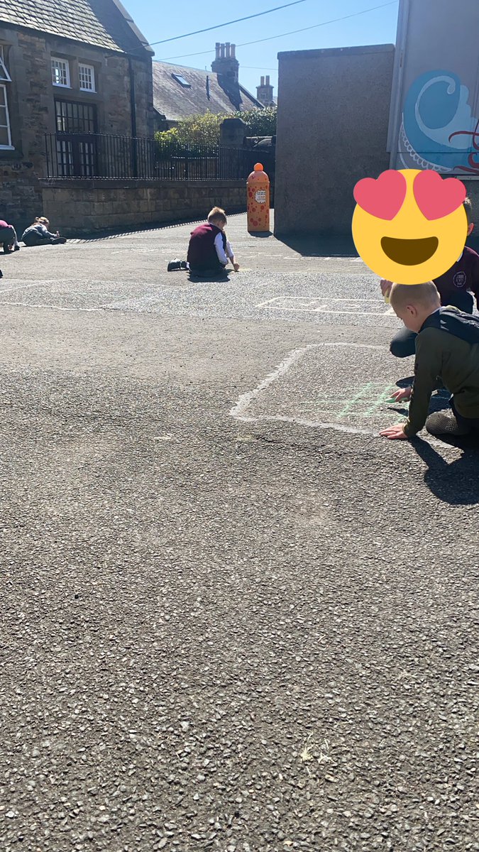 Our day began with creating our own survey and tally chart. We kept the lights off all day as part of Earth day then went outside this afternoon for some chalk games! What a lovely Friday ⭐️ <a href="/Kirkcaldywestps/">Kirkcaldy West PS and ELC</a>