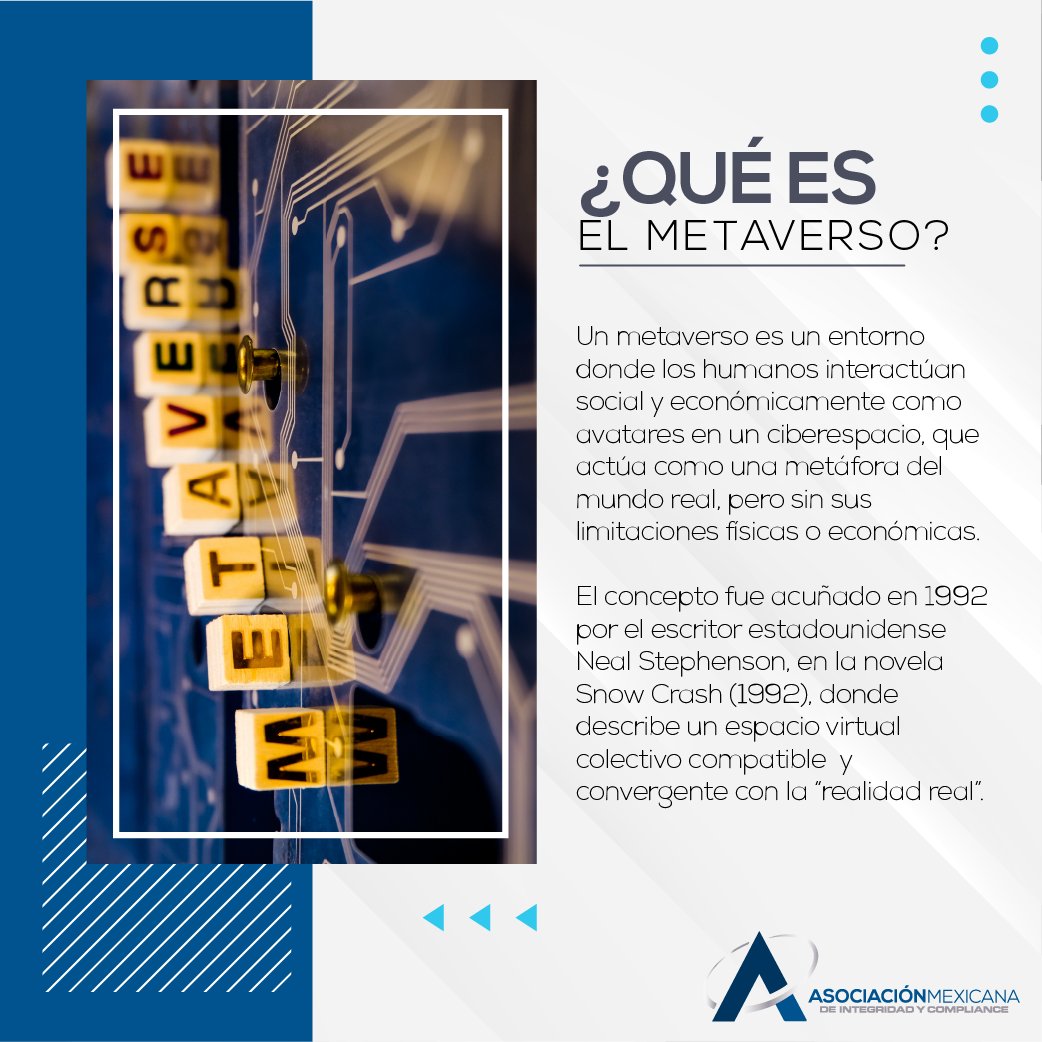 El próximo martes no te pierdas el tercer capítulo de nuestra serie "Blockchain, Cripto y Metaverso: Una guía para no
tecnólogos".
✔ Episodio 3 Multiverso, metaverso y omniverso: la legalidad de lo no tangible.
📆26 de abril,  🕔 17:00 horas (GMT-5)
