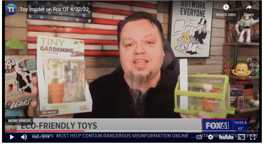 Tiny Gardening! was featured on a great segment titled "Eco-Friendly Toys" on Fox 61 Connecticut. Tiny Gardening! is the second product featured at the .55 second mark. Click the link to view the segment thetoyinsider.com/eco-friendly-t…
#earthday2022 #tiny #toys #ecofriendly