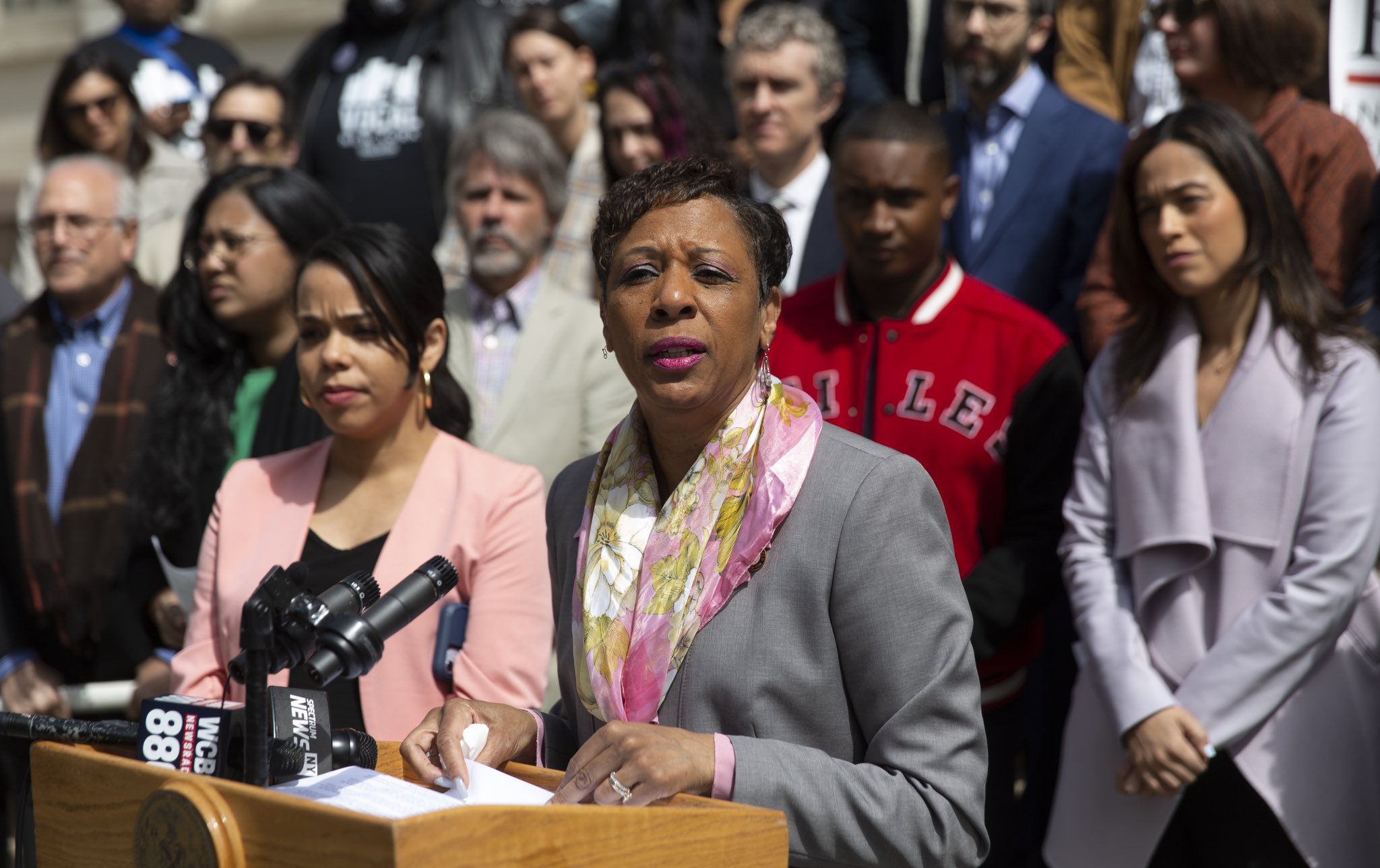 NYC Council on Twitter "Council leadership stood on the steps of City