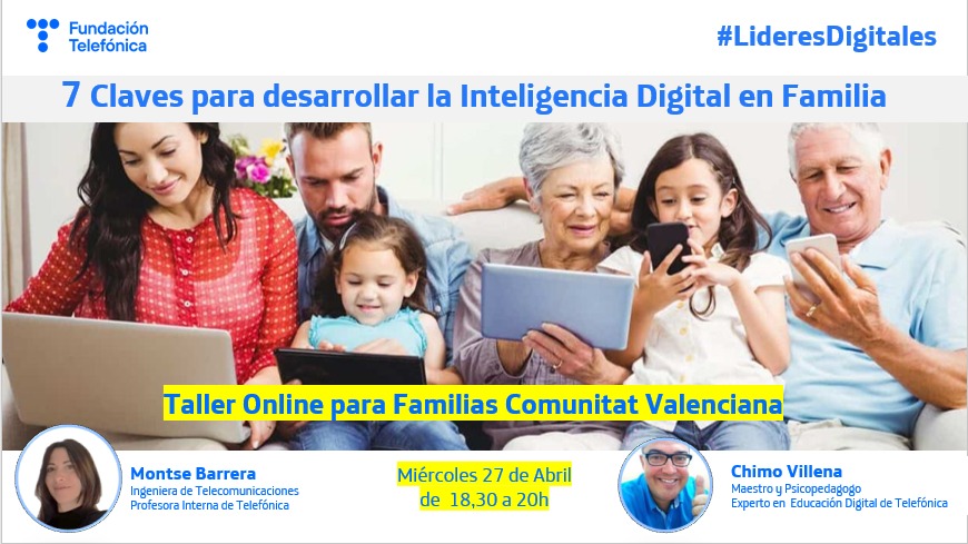 ChimoVillena's tweet photo. Todo preparado para el taller on-line para familias #LideresDigitales con la gran @monBSan https://t.co/AcmgUUeUAH