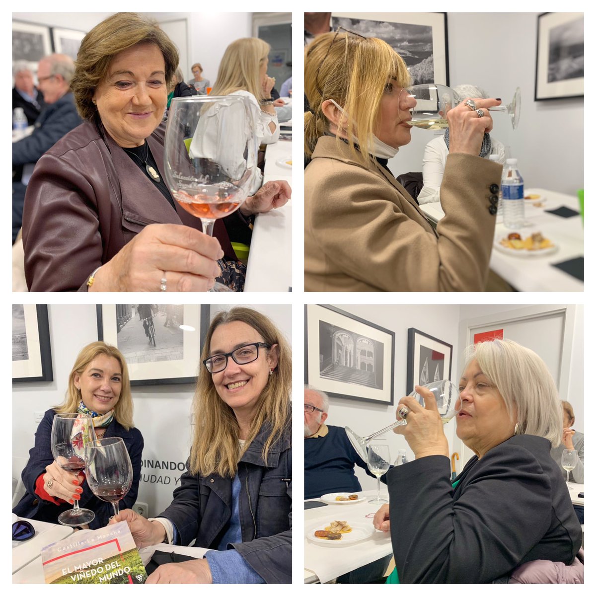clmenmadrid's tweet photo. 👉🏻 La Bodega #ViñedosdeCamarena de la @DOMentrida nos ha deleitado en #GranVia45 con una estupenda cata maridaje de vinos Bastión: blanco, rosado y tinto. 🍷Acompañando los caldos con codorniz escabechada, ibéricos, queso curado… 🙌EXITAZO🤩 @turismoclm @EconomiaCLM https://t.co/Rk8t5t7eRE