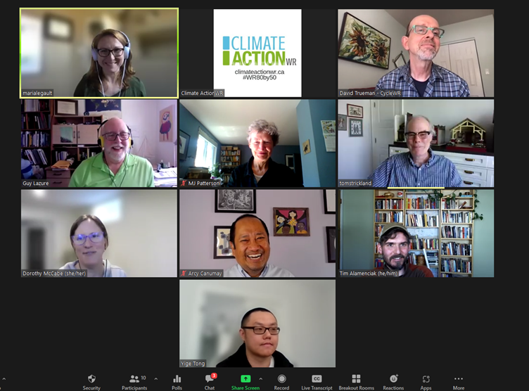 legault_maria's tweet photo. Happy #EarthDay2022! 🌎 Today I had a Transportation Sector Committee meeting with my amazing @ClimateActionWR colleagues, talking about #EVs and #ActiveTransportation. 

Every day is a new opportunity to act on climate &amp; to build a future we’re proud of. #MakeOntarioGreen https://t.co/PZnaJNkRXp