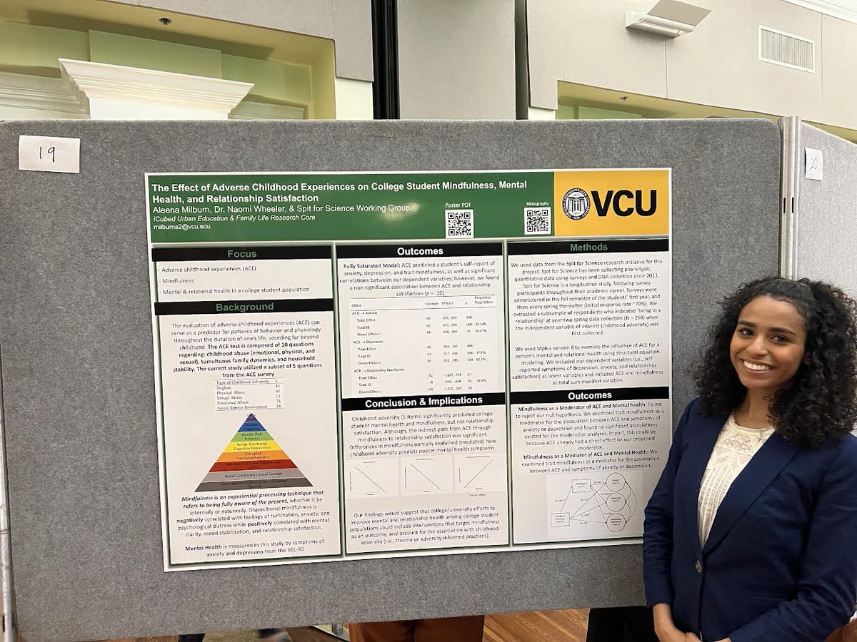 Incredibly proud of iCubed Commonwealth Scholar with the Urban Ed and Family core, Aleena Milburn, who presented her research as part of <a href="/VCUHonors/">VCU Honors College</a> Undergraduate Research Symposium <a href="/VCUresearch/">VCU Research</a> <a href="/vcusoe/">VCU School of Education</a>