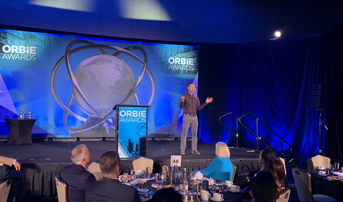 Such an honor to be a part of the Houston <a href="/InspireCIO/">Inspire Leadership Network</a> awards program. Congrats to all of the finalists and winners and <a href="/Delphix/">Perforce Delphix</a> Founder &amp; CEO <a href="/JedidiahYueh/">Jedidiah Yueh</a> with an inspiring Keynote! #HoustonCIO #CIO #ORBIE #DevOps