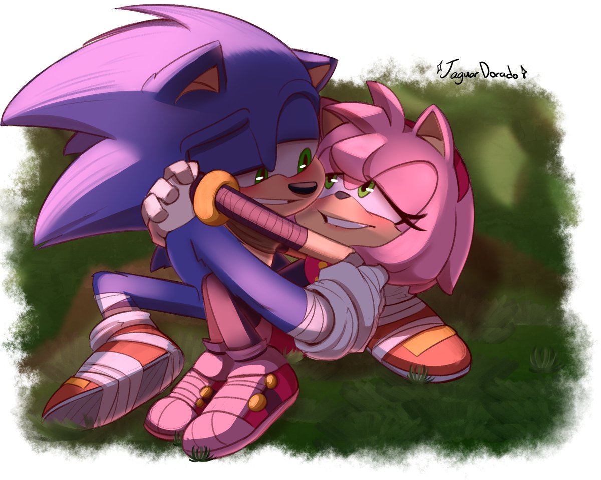 Classic Sonamy by Coconut-Jaguar -- Fur Affinity [dot] net