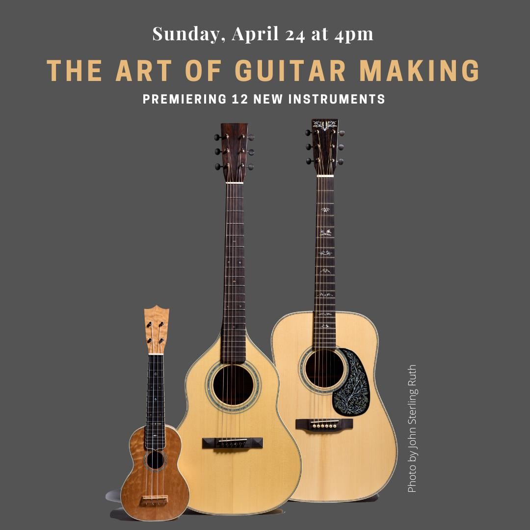 Join the Moravian Historical Society on April 24 at 4 p.m. for this talk by Dick Boak about his newest instruments—10 guitars and 2 ukuleles. Boak will discuss the artistic process, choices made, and the tonal aspects of these one-of-a-kind instruments.

eventbrite.com/e/the-art-of-g…