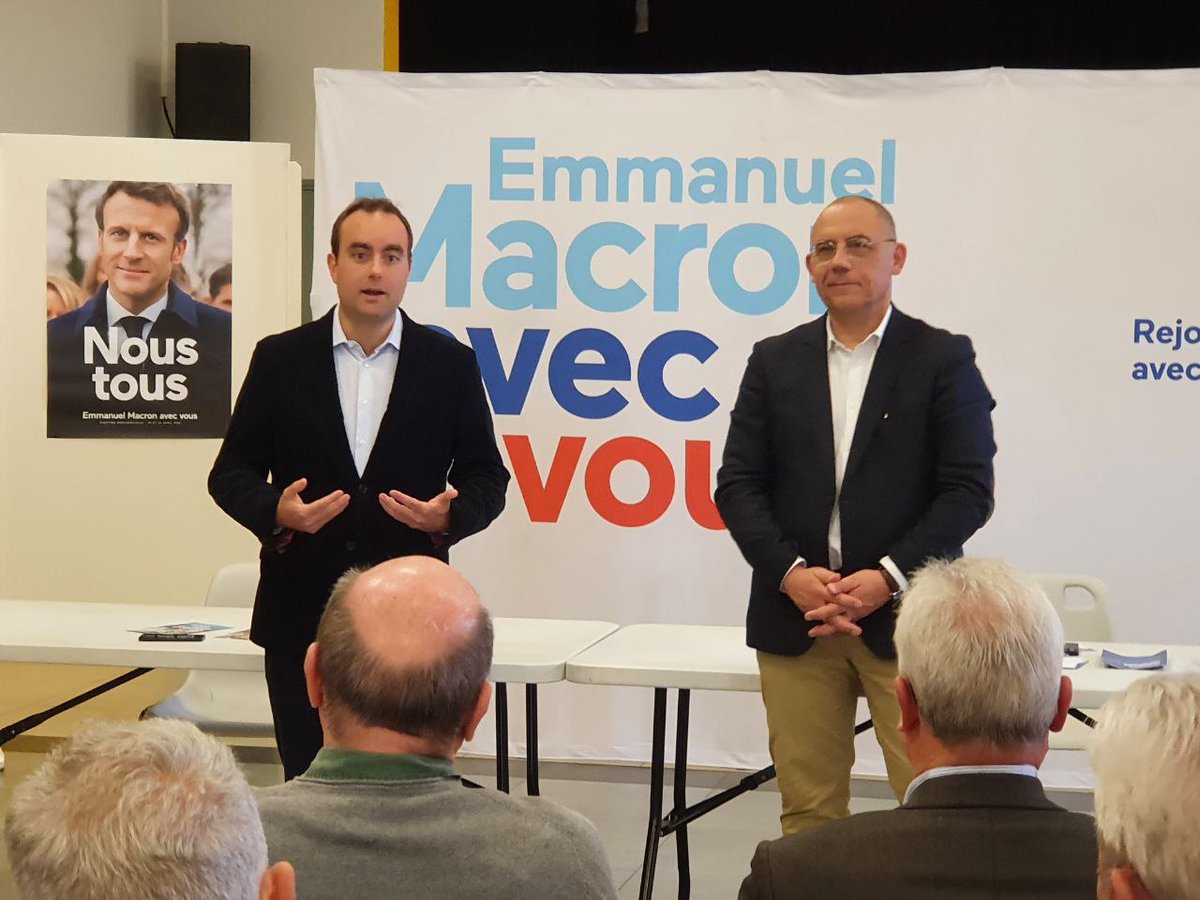Dernière ligne droite ! Après @VilledeGaillon et @VilledeVernon hier, @SebLecornu et @BQuestel présents à Bosroumois pour l'ultime réunion de campagne des #Presidentielles au sein de @EureenNormandie. 🙌🚀

#Macron2022 #avecvous2022 #StopLePen #NiMarineNiLePen