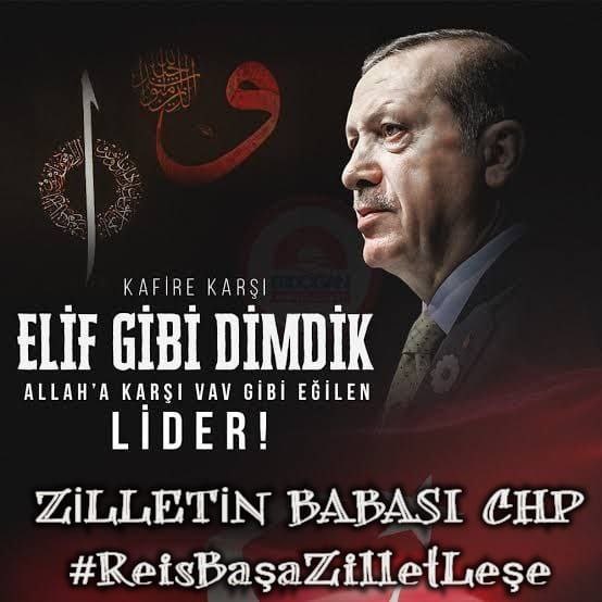 "Düşman oklarını takip ediyoruz...
Hepsi sana geliyor REİS!
Üzülme,Hiiiç meraklanma.
Seninleyiz.
O kadar.

ZİLLETİN BABASI CHP

#ReisBaşaZilletLeşe