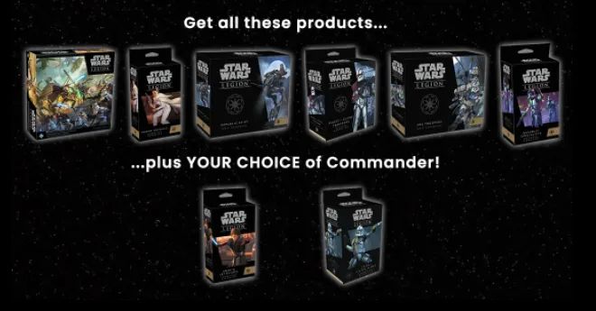 ElysiumWargames's tweet photo. STAR WARS LEGION FANS, ON LOOKERS AND NEW PLAYERS LOOK AT THESE AMAZING MAY THE 4TH DEALS WE CAN OFFER YOU!!

MESSAGE THE PAGE AND WE WILL SORT IT FOR YOU 

RRP £120!! 
OUR PRICE £100 
SAVES YOU OVER £150++

MESSAGE THE PAGE FAST AS THESE WILL GO https://t.co/93RLWm9MmI