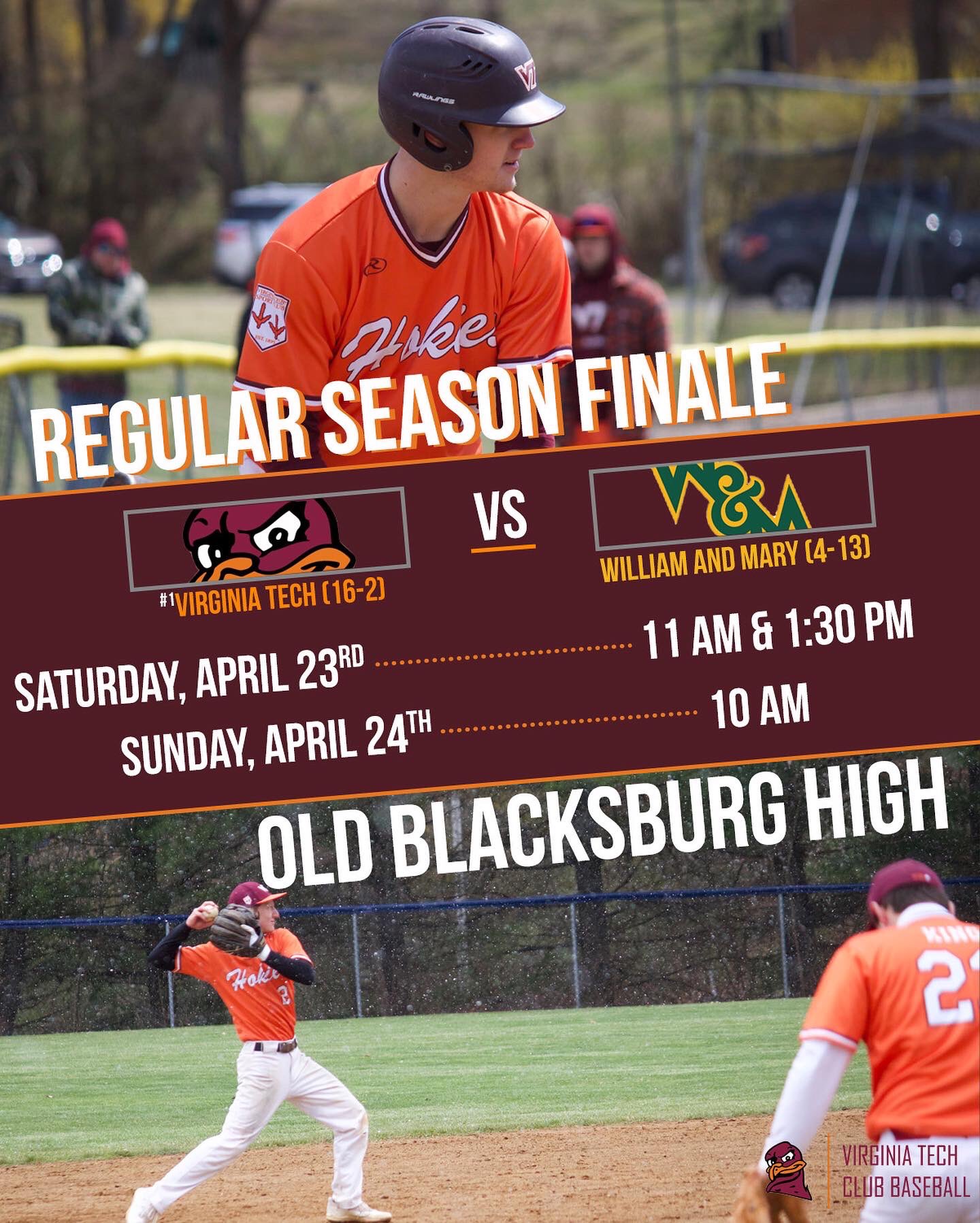 Virginia Tech Club Baseball 🦃 / Twitter