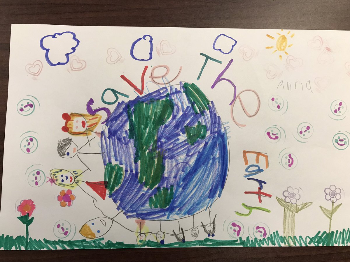 singerocsb's tweet photo. Happy Earth Day to everyone from Grade 1s. 🌍 https://t.co/evGRRLMwM6