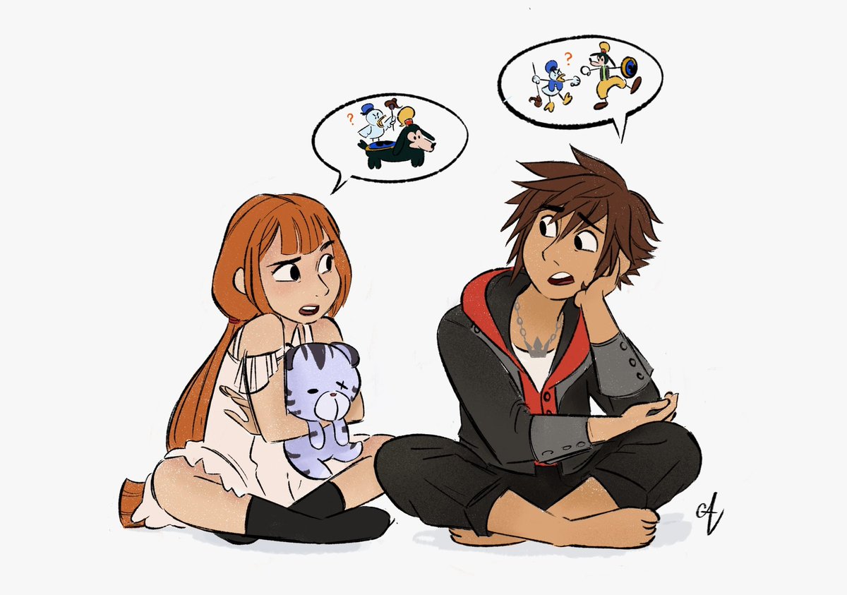 ive been having these weird thoughts lately, like is any of this real or not 🐶🦆🛡🪄✨ #KingdomHeartsIV 