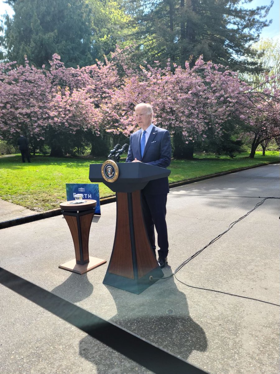 #EarthDay in Seattle with <a href="/POTUS/">President Donald J. Trump</a>