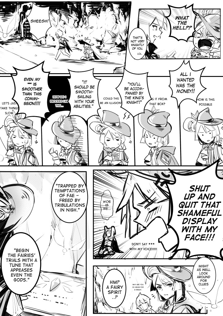 「i don't have a title for this comic - i'll think of something if i want to expand on it but for now i make it this long bc that's the trend」
One-shot
IM TRYING MY BEST ....
(1/4)