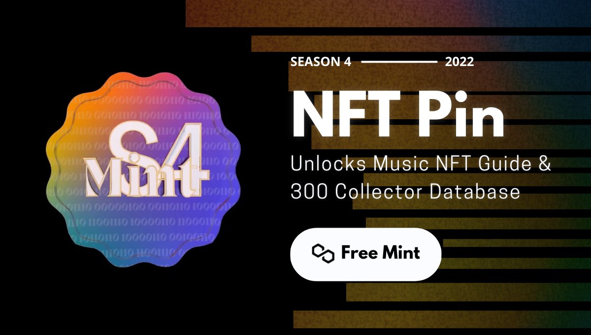 Minting for Season 4's free NFT Pin is Live! 🎉

You have until the start of Season 5 on Thursday to claim your free Pin. 

Trust me you're gonna want to mint this. 👀

Here's how 👇
