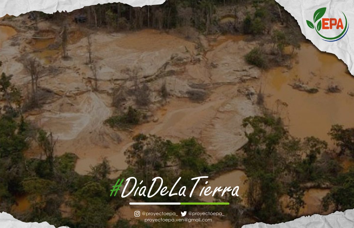La explotación abrupta, sin planificación ordenada y violentando todo tipo de disposiciones de protección ambiental, de los recursos minerales existentes en el Arco Minero del Orinoco, subvierten el orden constitucional y legal. #DiaDeLaTierra