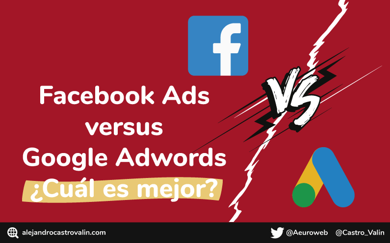 Castro_Valin's tweet photo. 🆚 Facebook Ads o Google Adwords ¿Qué plataforma publicitaria es mejor?

💻 Diferencias entre Google Ads y Facebook Ads
👍 Ventajas de Facebook Ads
👍 Ventajas de Google Adwords

https://t.co/JraPo7ZbnZ
vía @Castro_Valin por @aeuroweb 

#FacebookAds #GoogleAds #Publicidad https://t.co/1BkI0V21v0
