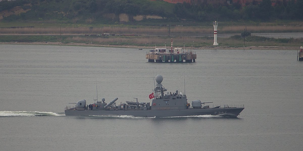 #TurkishNavy #RüzgarClass fast attack crafts #P344 TCG Rüzgar #P345 TCG Poyraz #P347 Firtina on way back to Naval Base #Golcük #Kocaeli #Turkey 🇹🇷

#donanma #Navy #Türkiye #Nato #FastAttackCraft #MissileBoat