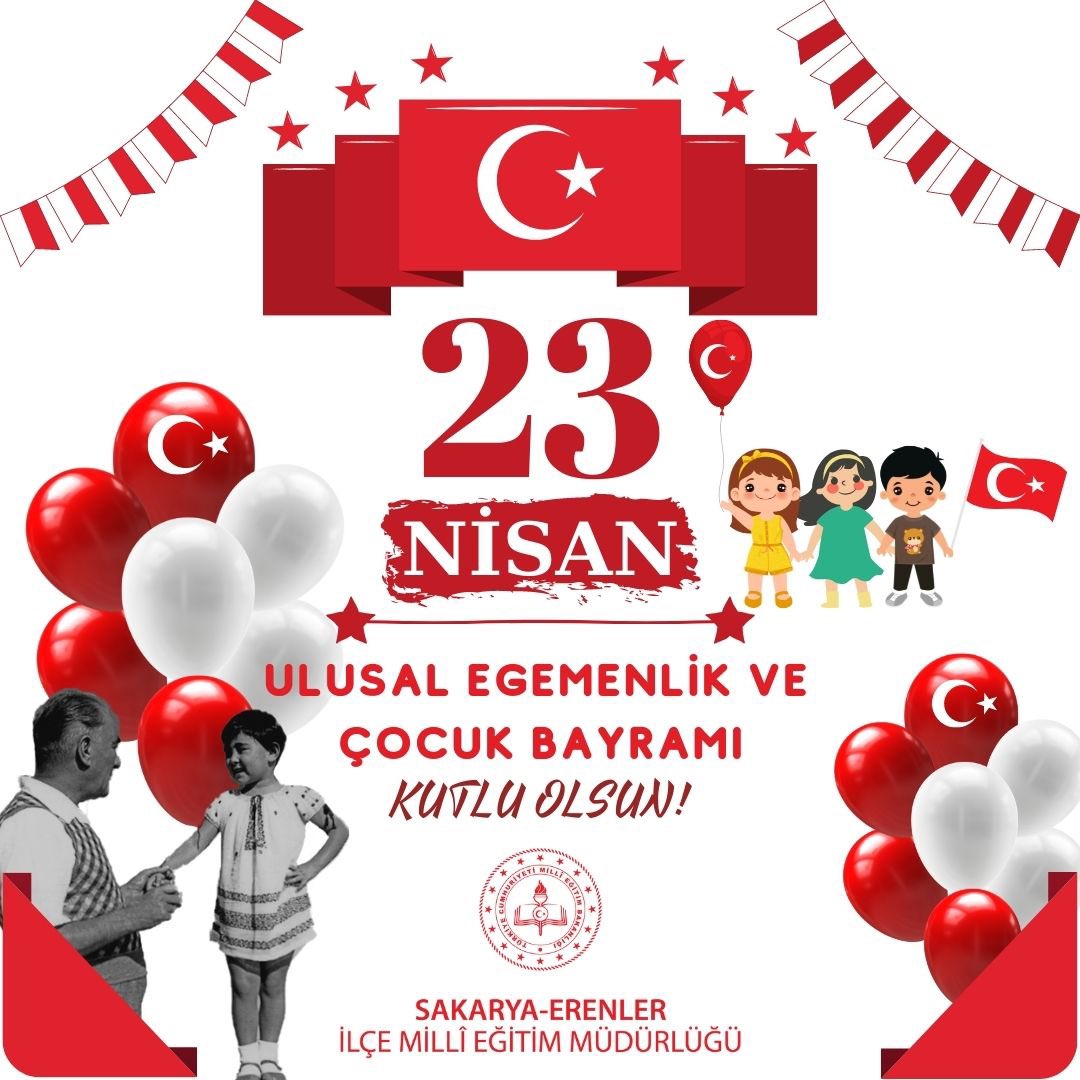 Yarınımızın teminatı, geleceğimizin umudu çocuklarımızın, Ulusal Egemenlik ve Çocuk Bayramı kutlu olsun!

<a href="/ayhannersoyy/">Ayhan Ersoy</a> 
<a href="/ebubekirsavasci/">Ebubekir Sıddık Savaşçı</a>