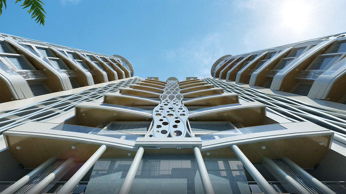 ArSanjeevMehta's tweet image. This magnificent residential project in Pune is uniquely planned for spacious living apartments with bold and creative facade treatment that are laser cut panels suited to the elevation features.

#puneproject #architecturedesign