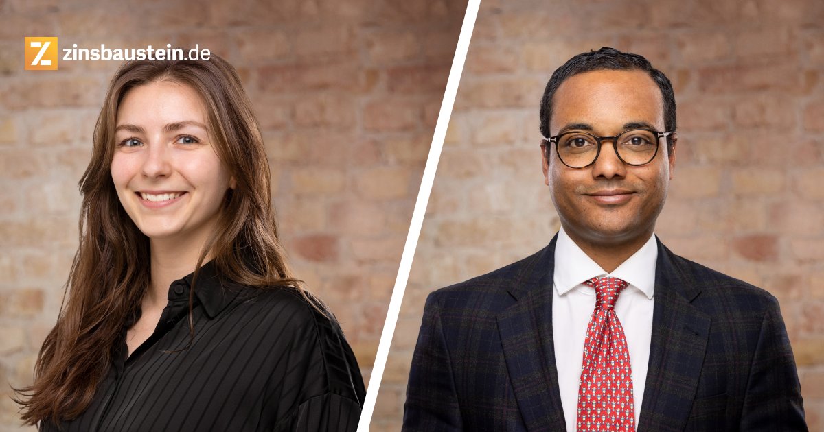 Willkommen im Team 🎉
Seit Mitte März ergänzt Anna Cordes unser Marketing-Team und David Rosenzweig unterstützt die Geschäftsführung in den Bereichen Strategie, Sonderprojekte und Compliance. 

#zinsbaustein #wearehiring #crowdinvesting #crowdfunding