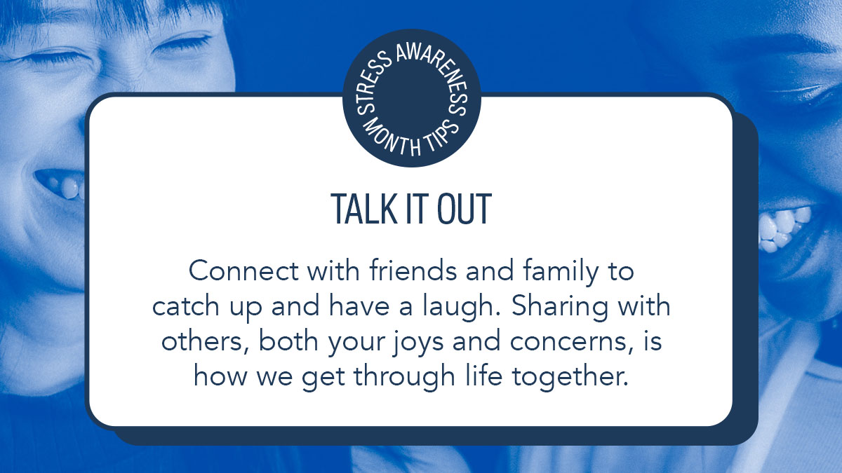 Ever talk to a friend and feel your stress slipping away? It’s a gift we give each other. This #StressAwarenessMonth, reach out to someone you care for, have a chat and relax. #FeelThePowerOfCALM