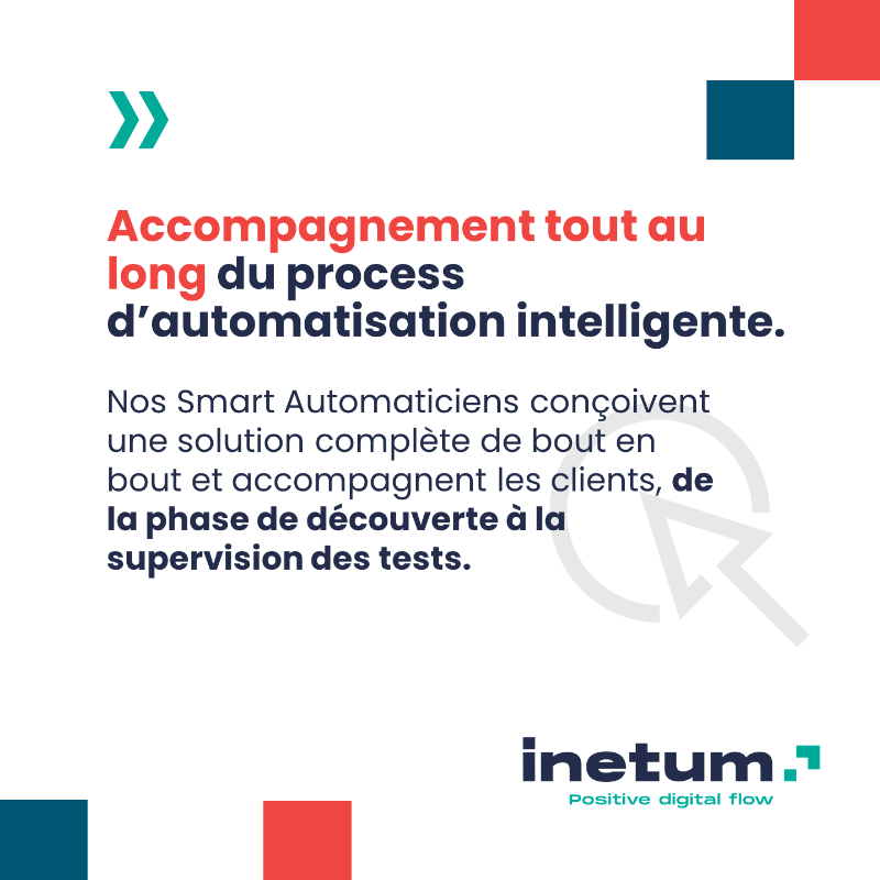 inetum_fra's tweet photo. [#RPA] Les nouveaux 𝐒𝐦𝐚𝐫𝐭 𝐀𝐮𝐭𝐨𝐦𝐚𝐭𝐢𝐜𝐢𝐞𝐧𝐬 d’Inetum conçoivent un processus d’automatisation de bout en bout et en assurent la supervision.
 
Vous souhaitez en savoir plus sur nos métiers ? 
Postulez ici 👇