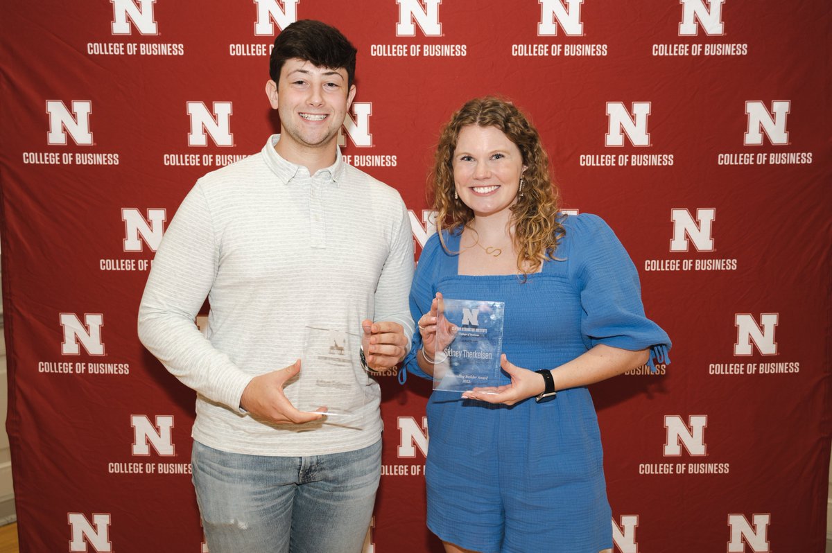 TimHodges402's tweet photo. Our Clifton Builders of the Year - Sidney Therkelsen and Adam Folsom! @UNLStrengths @NebraskaBiz https://t.co/IBbm9Ij7pm