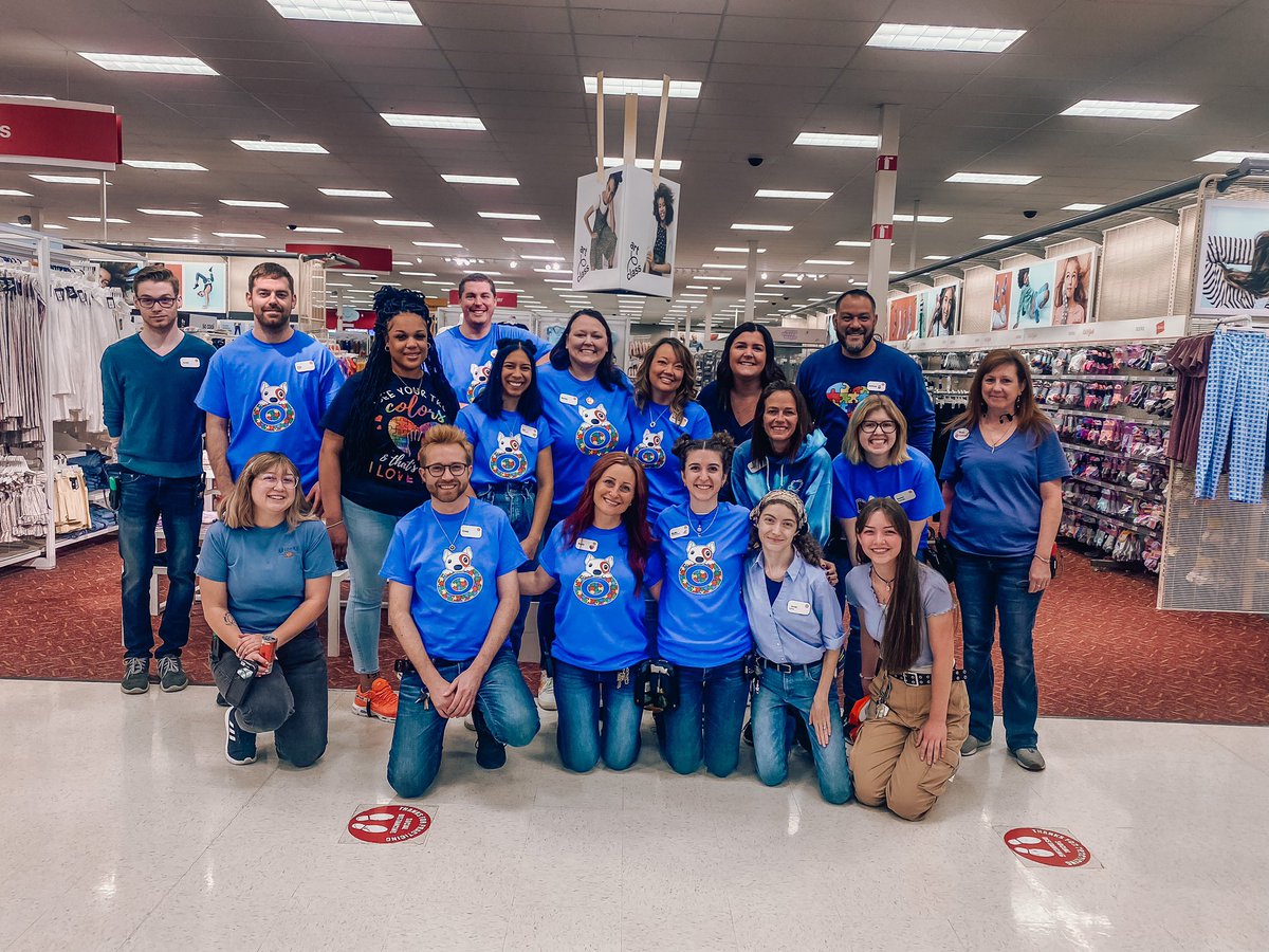 NatalieT2440's tweet photo. We are celebrating Autism Awareness Month here at #2440💙💙 Thanks to our very own @VeeWitch for making us these amazing shirts! #worksomewhereyoulove @CraigMillhouse @Kyle2440FB @rosie_brockhaus @ErinHostinsky https://t.co/OHot89hQhQ