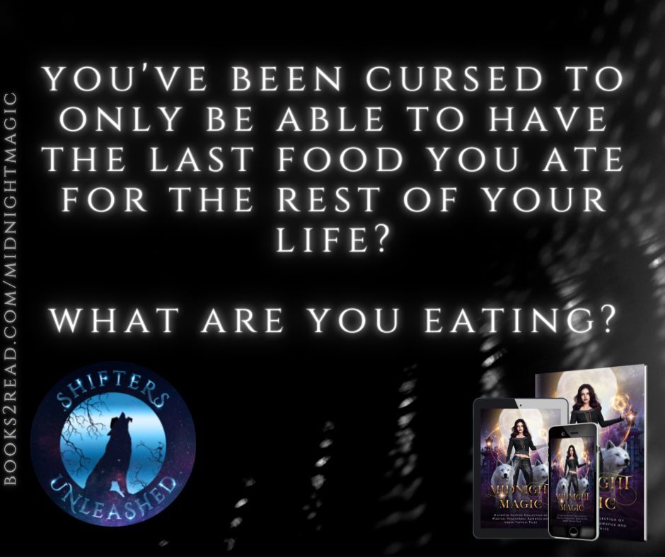 Chicken. Cucumbers. Salad Dressing. (Hashtag: Wedding diet food LOL)

＊＊＊＊
PS: I'm sure you've already heard buuuut just in case you haven't, I've teamed up with a bunch of authors to share 20+ brand new paranormal romance/urban fantasy tales in the Midnight Magic boxset for
