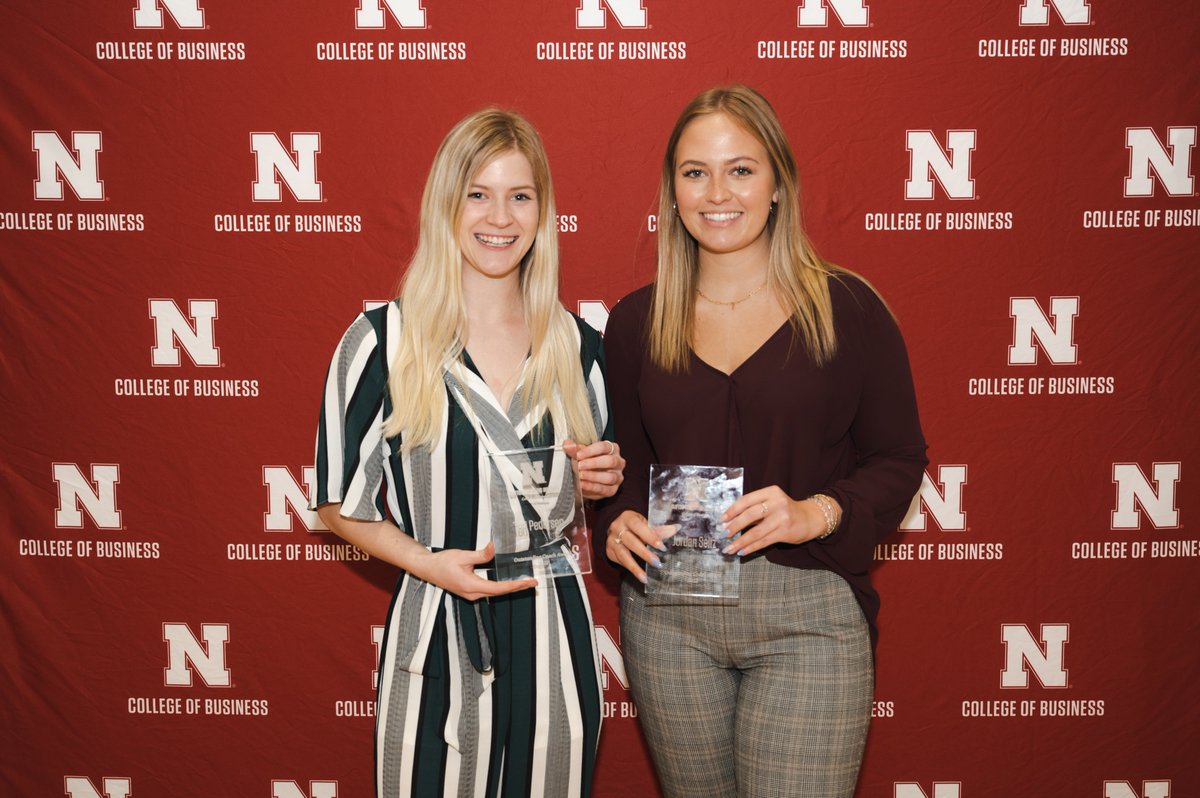 TimHodges402's tweet photo. Our Coaches of the Year - Jordan Seitz and Tori Pedersen! @NebraskaBiz @UNLStrengths https://t.co/GdfQ5QXtND