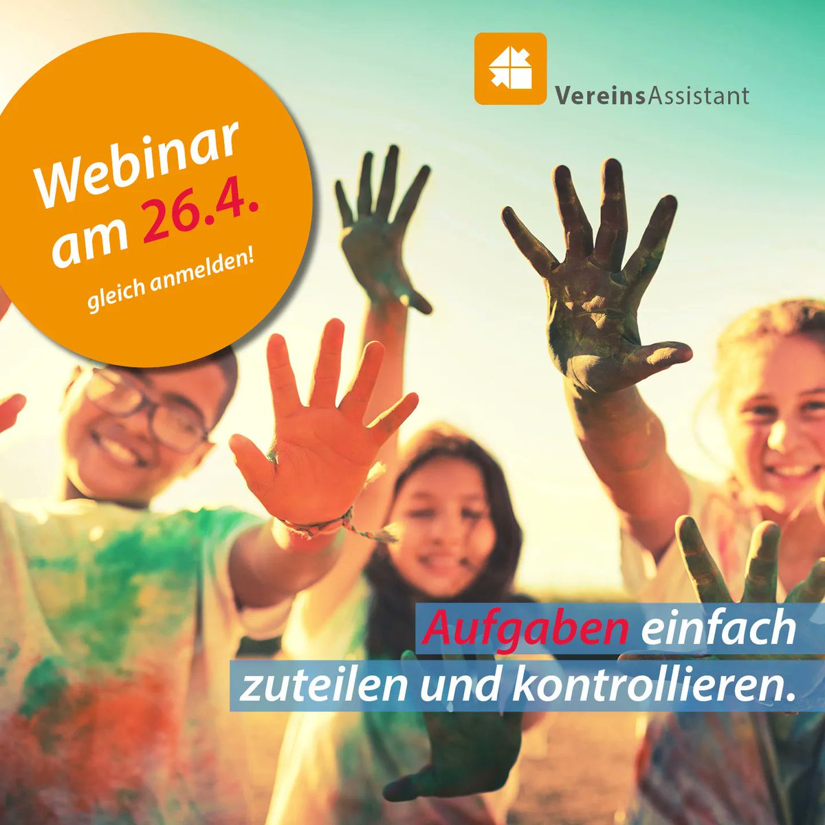 MathiasHumml's tweet photo. Jetzt den neuen VereinsAssistant kennenlernen und direkt zum Webinar am 26.4. anmelden: https://t.co/f1D4qbThWF
#Digitalisierung #Verein #Excelwargestern #hgi #Webinar https://t.co/STiN6sHabm