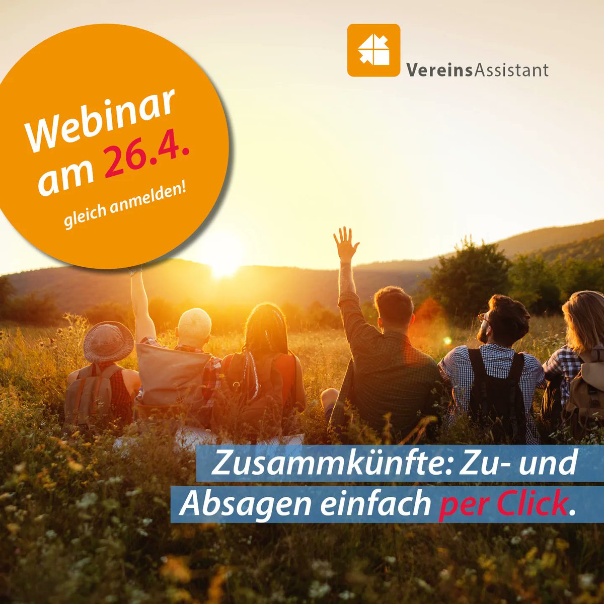 MathiasHumml's tweet photo. Jetzt den neuen VereinsAssistant kennenlernen und direkt zum Webinar am 26.4. anmelden: https://t.co/f1D4qbThWF
#Digitalisierung #Verein #Excelwargestern #hgi #Webinar https://t.co/STiN6sHabm