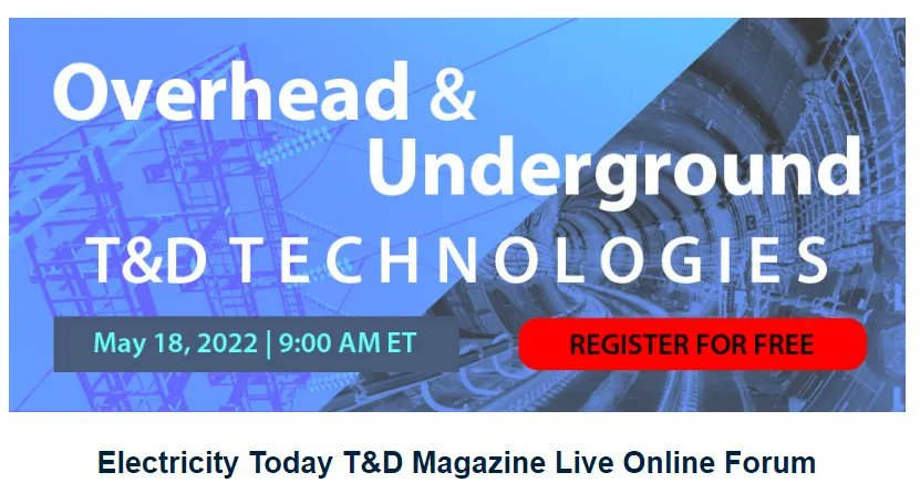 Don't miss this important event! Experts in the T&amp;D industry will share knowledgeable learning information in a live, online format. Free to join, listen and ask questions of these experts. Register now.
buff.ly/3xNCmys