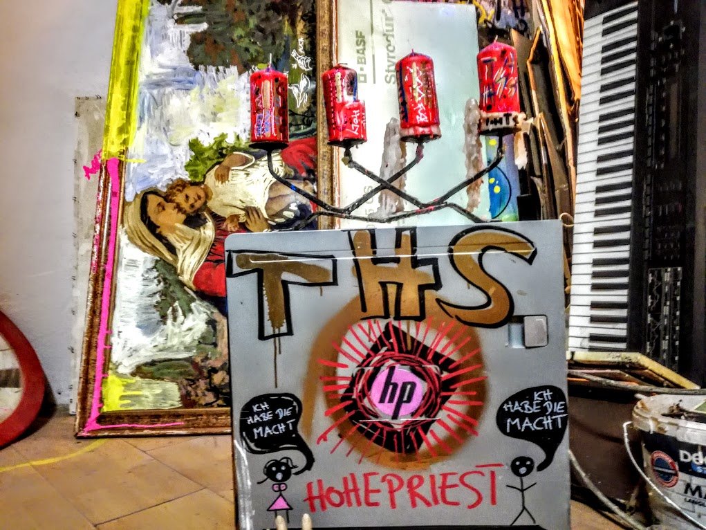 Shrine of The Holy Stuhl | Installation 2019 #HighPriest #Sculpture #Installation #ARtCollection #MuseumOfCryptoArt #Art #Bitcoin #NFTCommunity  #THS #Monero #Crypto <a href="/dr_stuhl/">Dr. Kristian Stuhl #PirateChain #ARRR #Bitcoin THS</a> <a href="/MuseumofArtBase/">Museum of Art #CryptoArt #BlockChain #Bitcoin #THS</a> <a href="/MuseumofCrypto/">Museum of Crypto Art 🔜🕳🐇</a>