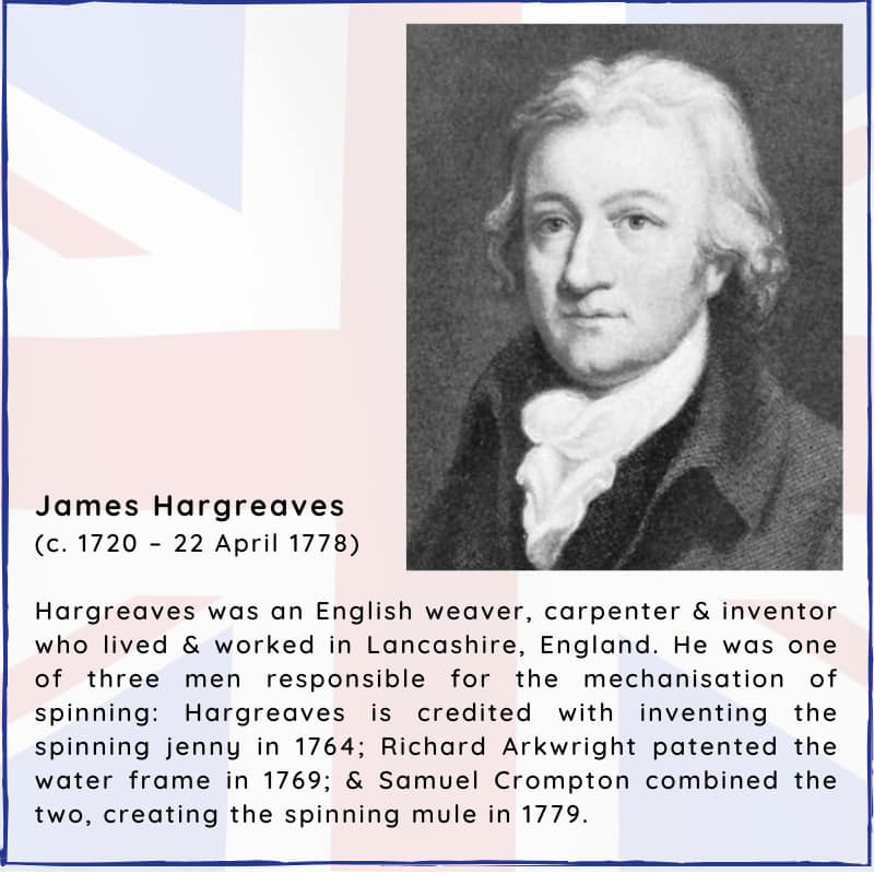 BritishHistorym's tweet photo. #otd 22 April 1778 – James Hargreaves died (b.1720)

He was an English weaver, carpenter &amp; inventor who lived &amp; worked in Lancashire, England.

#Britishhistory #Britishinventions #spinningjenny #industrialrevolution https://t.co/5dC8uSV9GO