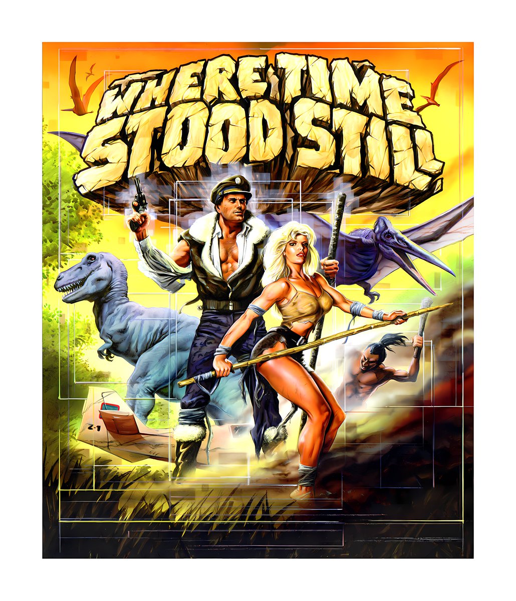 GaryArnott's tweet photo. Couldn't celebrate the #40thanniversary of the #ZXSpectrum this week without mentioning the late great #BobWakelin👍😍🙏🖍️
#18 - 'WHERE TIME STOOD STILL' by Ocean (1988) 🦖
#WhereTimeStoodStill #OceanSoftware #Retrogaming #artwork #art #gameart #Retrogames #DentonDesigns #8bit https://t.co/FinVSKLsuT