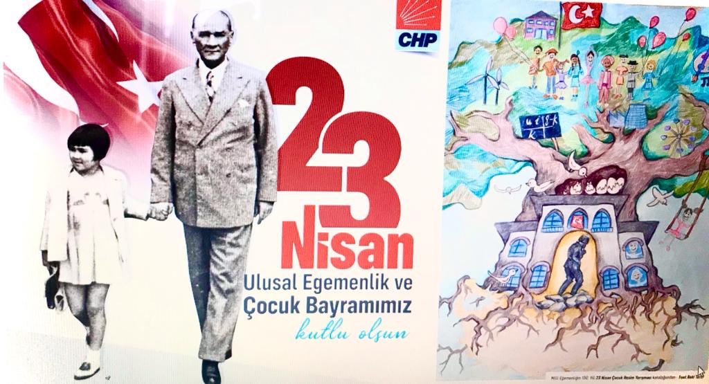 ChpCide's tweet photo. 23 NİSAN ULUSAL EGEMENLİK VE ÇOCUK BAYRAMI KUTLU OLSUN.CHP CİDE İLÇE BAŞKANLIĞI https://t.co/zyAmOAjN64